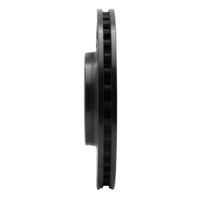 R1 Concepts R1 08-12 Audi Q5 (Mexico) Front Left Drilled & Slotted Black Brake Rotor