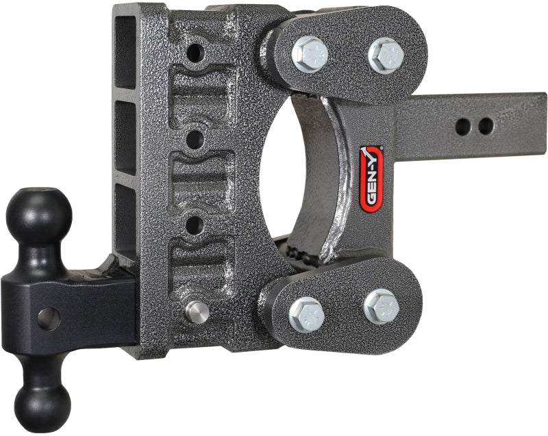 GEN-Y Hitch Gen-Y The Boss Torsion-Flex 2.5in Shank 6in Drop 2.4K TW 21K Hitch w/GH-061 Dual-Ball