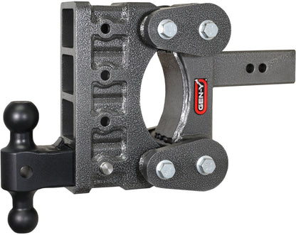 GEN-Y Hitch Gen-Y The Boss Torsion-Flex 2.5in Shank 6in Drop 2.4K TW 21K Hitch w/GH-061 Dual-Ball