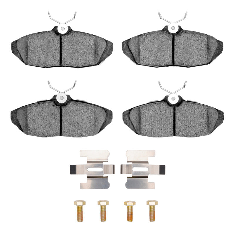 R1 Concepts R1 93-98 Ford Thunderbird Rear Semi Met Pads & Hardware Kit