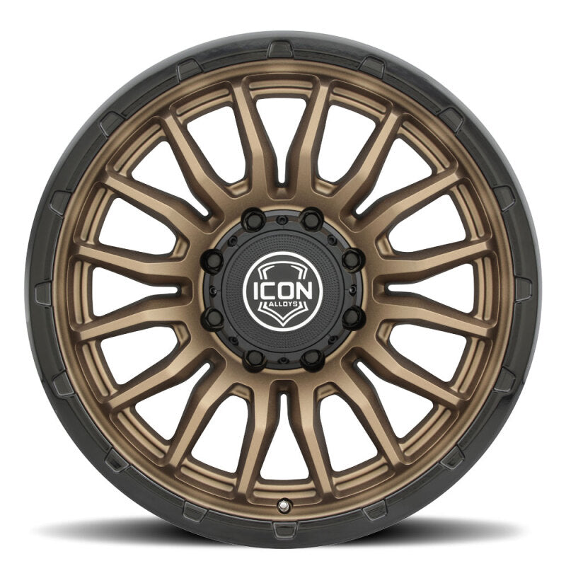 ICON Alloys Cajon 20x9 / 8x180 / 12mm / 5.5in BS Satin Bronze Wheel w/ GB Lip