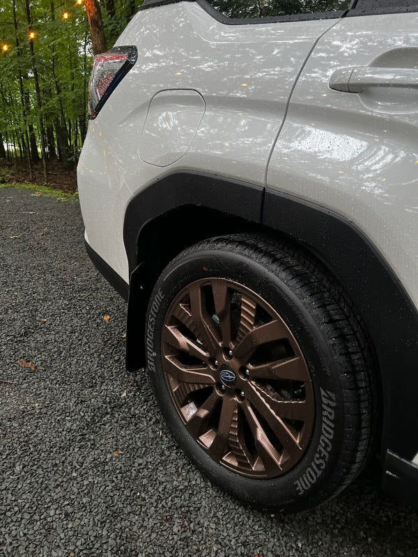 Rally Armor 25-26 Subaru Forester & Hybrid Black UR Mud Flap w/Metallic Black Logo