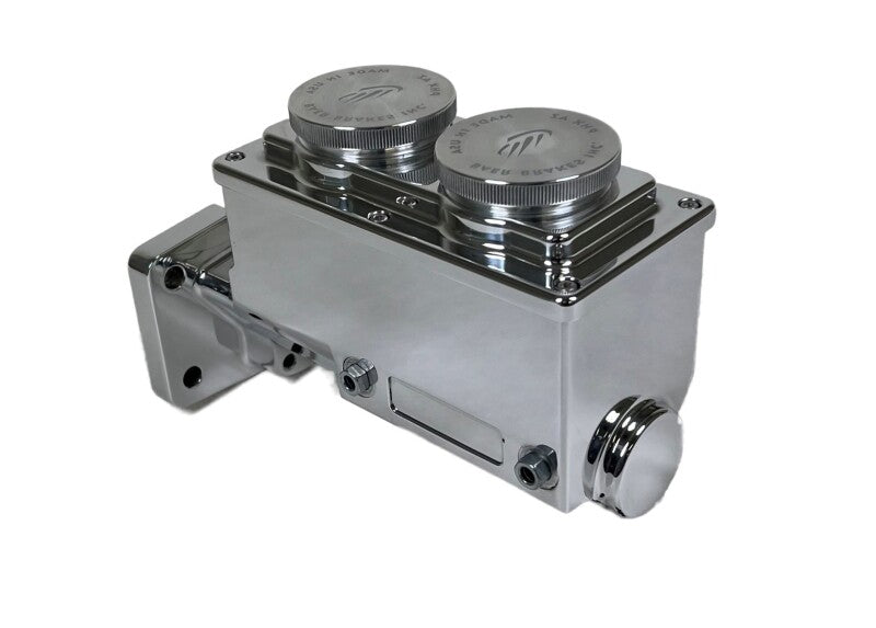 Baer Brakes Mopar 1in Bore Remaster 4-Bolt Right Port Master Cylinder Assembly - Polished