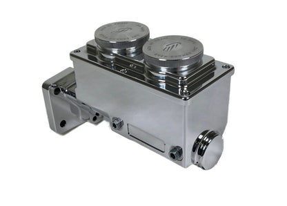 Baer Brakes Mopar 15/16in Bore Remaster 4-Bolt Right Port Master Cylinder Assembly - Polished