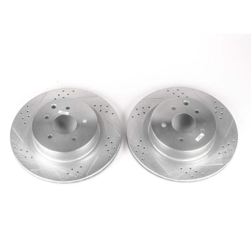 PowerStop Power Stop 03-04 Infiniti G35 Rear Evolution Drilled & Slotted Rotors - Pair