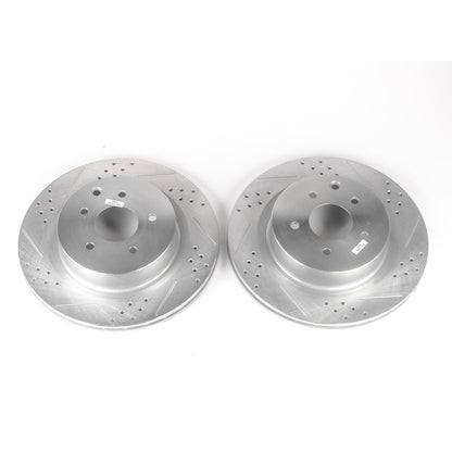 PowerStop Power Stop 03-04 Infiniti G35 Rear Evolution Drilled & Slotted Rotors - Pair