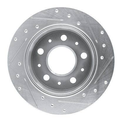 R1 Concepts R1 14-21 Ram Promaster 2500 Rear Left Drilled & Slotted Silver Brake Rotor