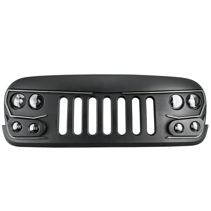 ORACLE Lighting Oracle VECTOR Series Full LED Grille - Jeep Wrangler JK - NA