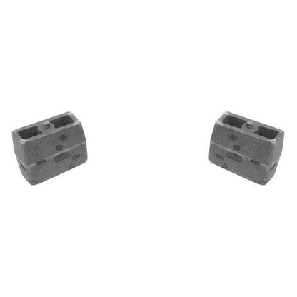 Fabtech 00-05 Ford Excursion 4WD Rear Leaf Spring Block Kit - 2in