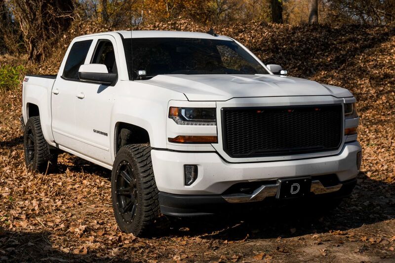 Diode Dynamics 14-19 Silverado/Sierra SSC2 LED Ditch Light Kit - Yellow Pro Combo