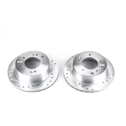 PowerStop Power Stop 03-06 Kia Sorento Rear Evolution Drilled & Slotted Rotors - Pair