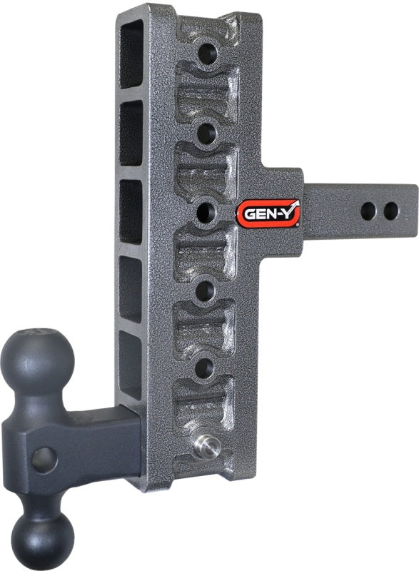 GEN-Y Hitch Gen-Y Mega Duty 2in Shank 7.5in Offset Drop 1.5K TW 10K Hitch w/GH-031 Dual-Ball