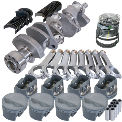 Eagle Chevy LT1 350 1Pc 3.480in Crank 5.700in H-Beam -5cc Flat Top 4.040in Pistons Rotating Assembly