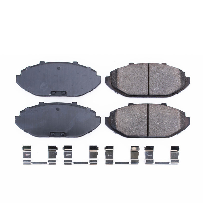 PowerStop Power Stop 98-02 Ford Crown Victoria Front Z17 Evolution Ceramic Brake Pads w/Hardware