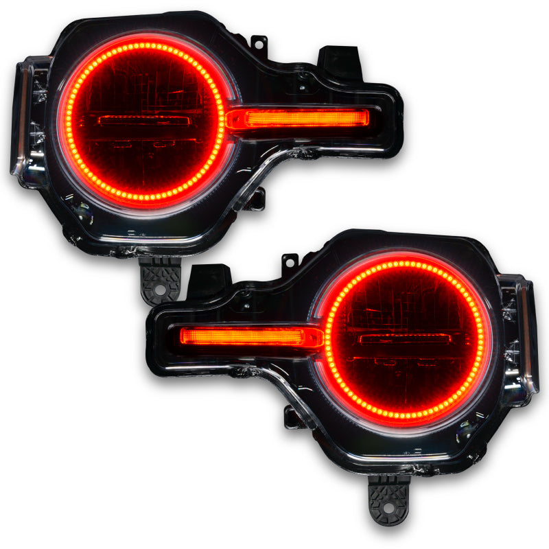 ORACLE Lighting Oracle 2122 Ford Bronco Headlight Halo Kit w/DRL Bar Base Headlights w/Simple Control