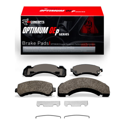 R1 Concepts R1 97-12 Chevrolet P30 Front/Rear Optimum OE Pads & Hardware Kit