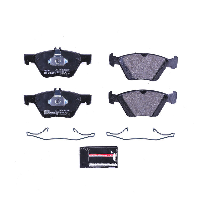 PowerStop Power Stop 01-04 Mercedes-Benz SLK320 Euro-Stop ECE-R90 Front Brake Pads