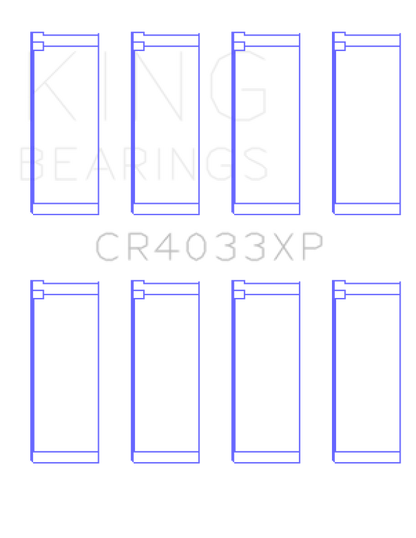 King Engine Bearings Honda F20C/F22C/97-01 H22A4 Rod Bearing Set - Size STDX