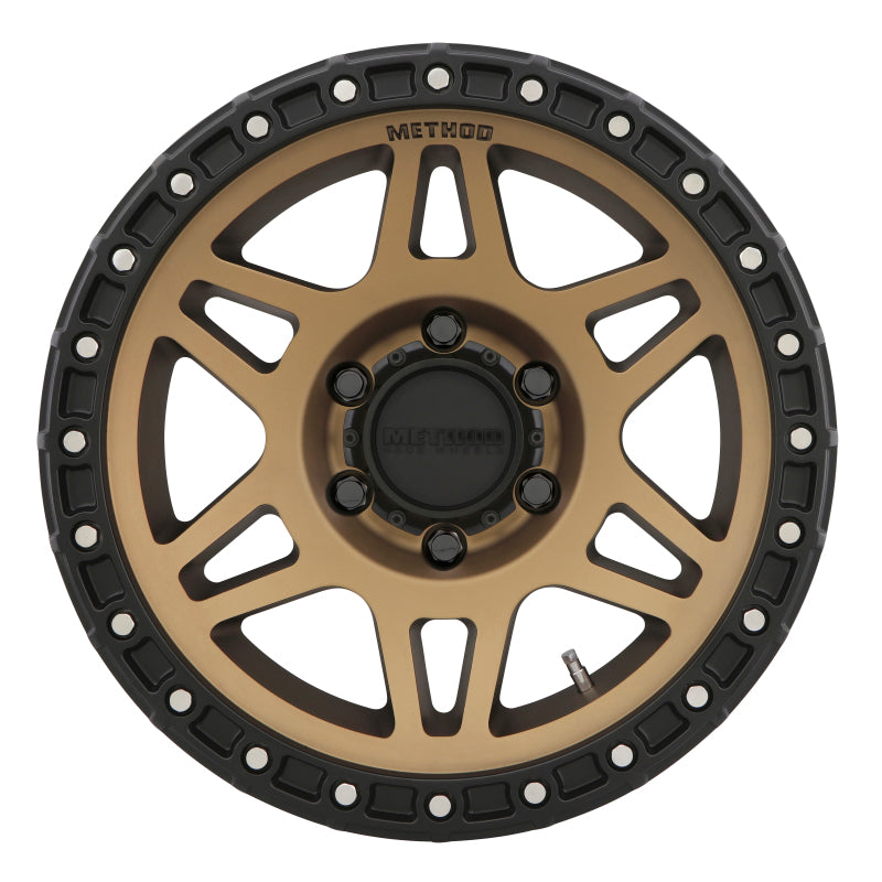 Method Wheels Method MR312 17x8.5 0mm Offset 6x5.5 106.25mm CB Method Bronze/Black Street Loc Wheel