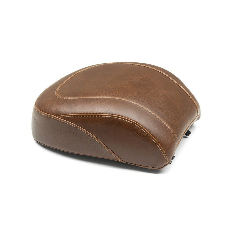 Mustang Motorcycle Mustang 18-21 Harley Fat Boy Wide Tripper Passenger Seat - Brown
