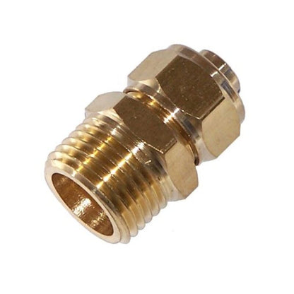 Kleinn Air Horns Kleinn  1/2In OD Tubing 1/2In M NPT Straight Compression Fitting