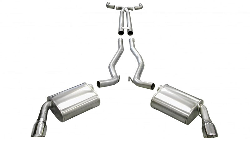CORSA Performance Corsa 2011-2015 Chevrolet Camaro Convertible SS 6.2L V8 Manual Polished Sport Cat-Back + XO Exhaust