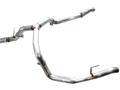 AWE Tuning 4th Gen GM 1500 5.3L 0FG Cat-Back Split Rear Exit (w/ Bumper Cutouts) - OE Tips