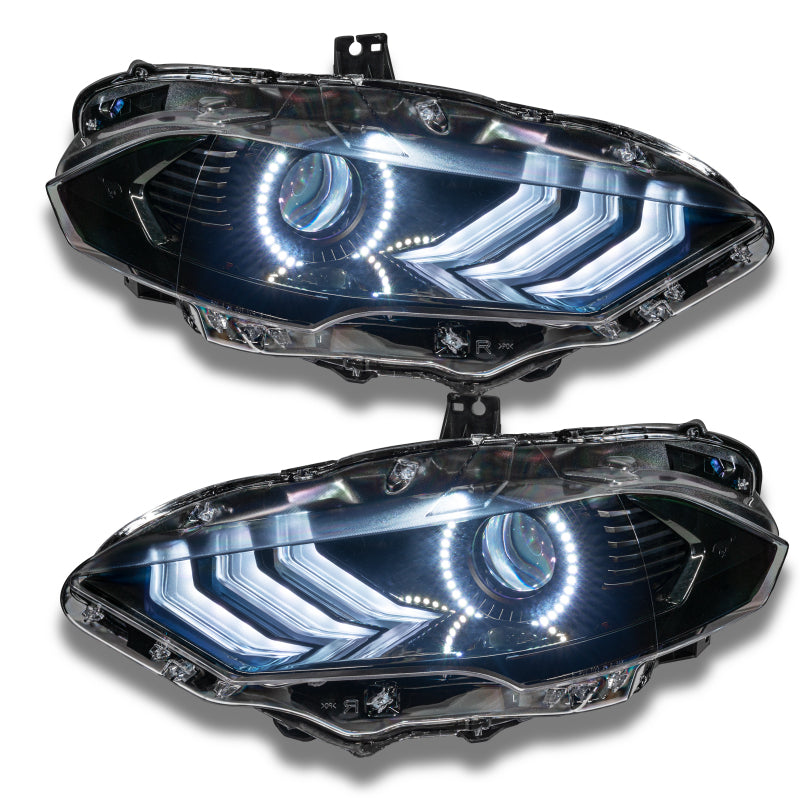 ORACLE Lighting Oracle 18-21 Ford Mustang DRL Upgrade w/ Halo Kit - ColorSHIFT