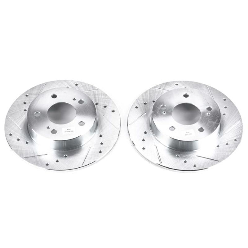 PowerStop Power Stop 96-01 Infiniti I30 Rear Evolution Drilled & Slotted Rotors - Pair