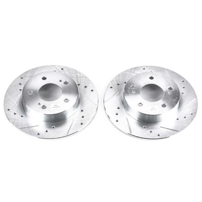 PowerStop Power Stop 96-01 Infiniti I30 Rear Evolution Drilled & Slotted Rotors - Pair
