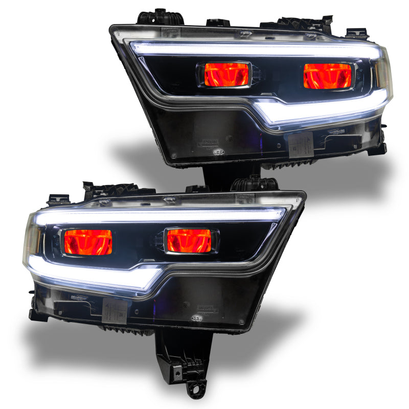 ORACLE Lighting Oracle 19-21 RAM 1500 RGB Headlight Demon Eye Kit - LED Projector - w/o Controller