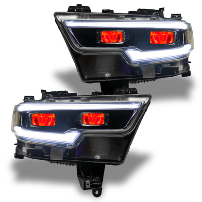 ORACLE Lighting Oracle 19-21 RAM 1500 RGB Headlight Demon Eye Kit - LED Projector - w/o Controller