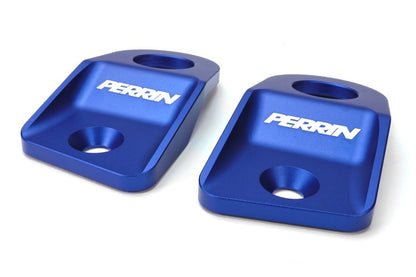 Perrin Performance PERRIN 15-21 Subaru WRX/STI / 13-17 Crosstrek / 12-16 Impreza Upper Radiator Bracket Set - Blue