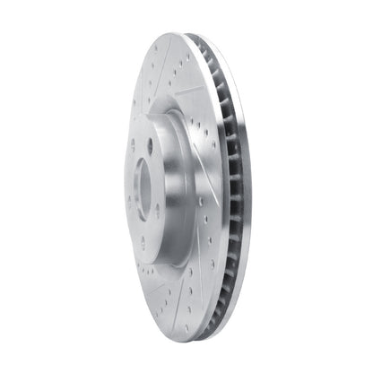 R1 Concepts R1 20-25 Ford BRONCO Sport Front Left Drilled & Slotted Silver Brake Rotor