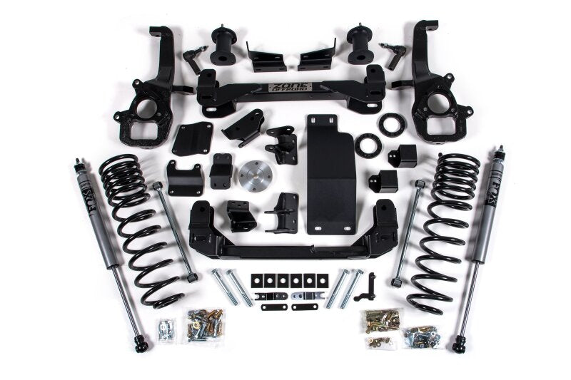 Zone Offroad 2025 Ram 1500 4WD 6in Front 5in Rear Susp. Lift System - Lrg Bore - Fox Adv Rear Shocks