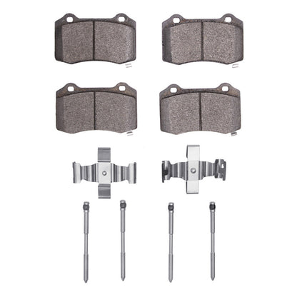 R1 Concepts R1 2018-2025 Dodge Durango Rear Performance Off-Road/Tow Brake Pads & Hardware Kit