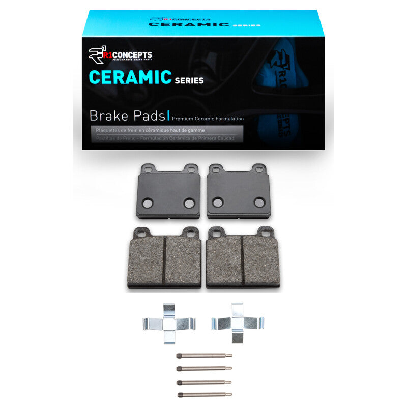 R1 Concepts R1 75-85 Ferrari 308 GTS Front Ceramic Pads & Hardware Kit