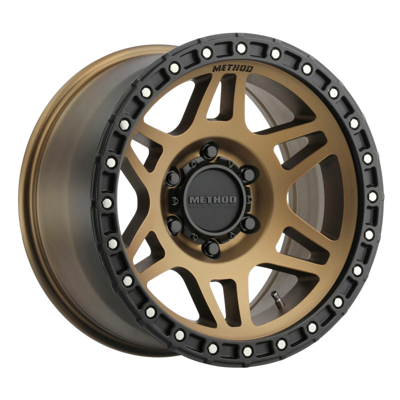 Method Wheels Method MR312 17x9 -12mm Offset 6x5.5 106.25mm CB Method Bronze/Black Street Loc Wheel