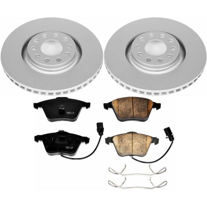 PowerStop Power Stop 02-04 Audi A6 Quattro Front Z23 Evolution Sport Coated Brake Kit