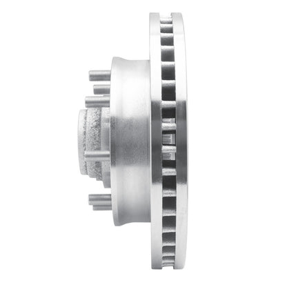 R1 Concepts R1 01-02 Chevrolet Express 3500 Front Right Drilled & Slotted Silver Brake Rotor