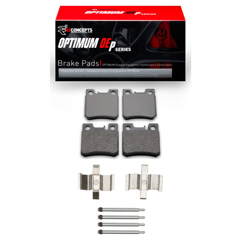 R1 Concepts R1 92-95 Mercedes-Benz C36 AMG Rear Optimum OE Pads & Hardware Kit