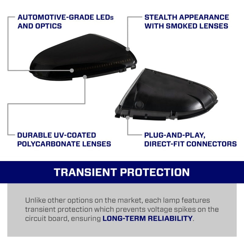 Form Lighting 2009 Ram LED Mirror Lights Corner (Pair)