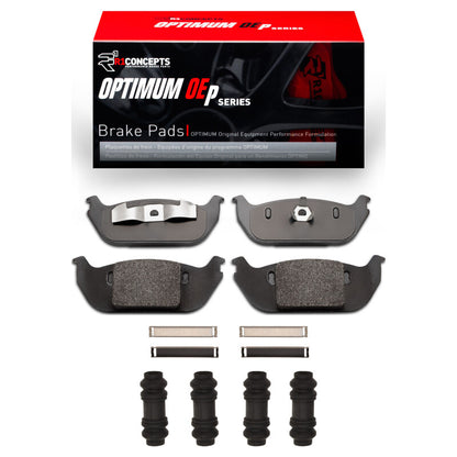 R1 Concepts R1 03-05 Lincoln Aviator Rear Optimum OE Pads & Hardware Kit