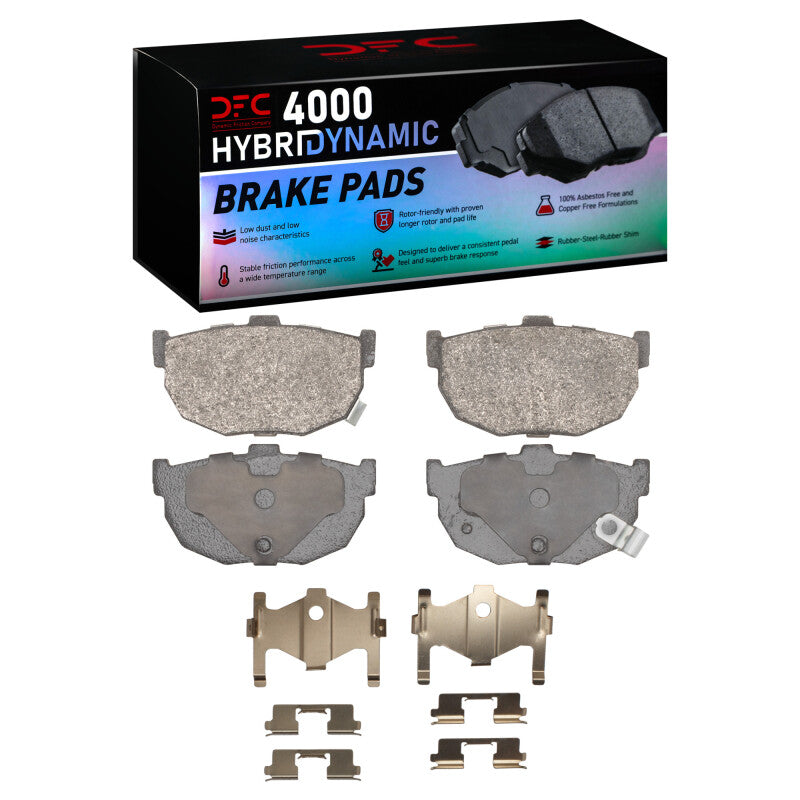 DFC 85-9 Hyundai Elantra Rear 4000 HybriDynamic Brake Pads and Hardware Kit