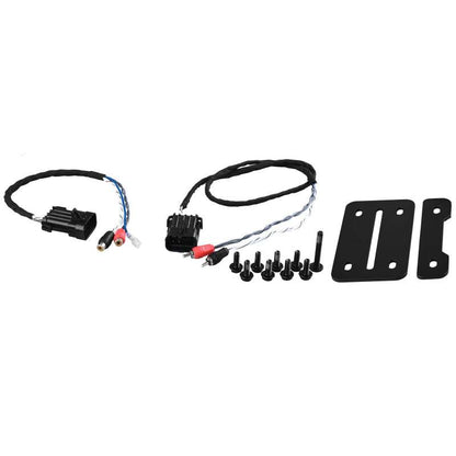 DS18 Polaris RZR Glove Box Enclosure with 10in Carbon Fiber Subwoofer Included 600 Watts RMS
