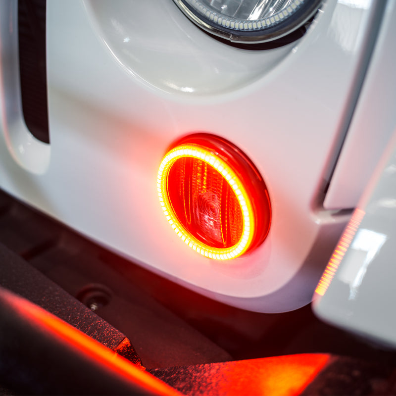 ORACLE Lighting Oracle Jeep Wrangler 07-17 LED Waterproof Turn Signal Halo Kit - Amber