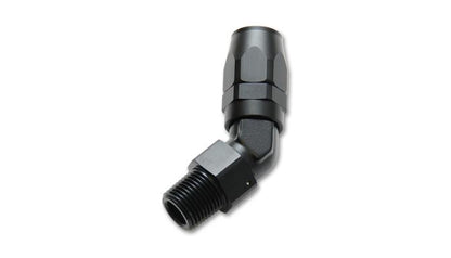 Vibrant -12AN Male NPT Straight Hose End Fitting - 1/2 NPT