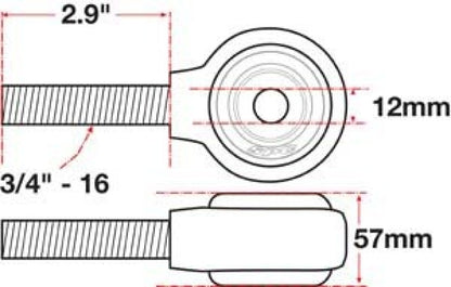 SPC Performance xAxis Rod End Ball Joint