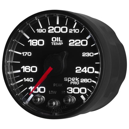 Autometer Spek-Pro - Nascar 2-1/16in Oil Temp 100-300F Bcb Ecu