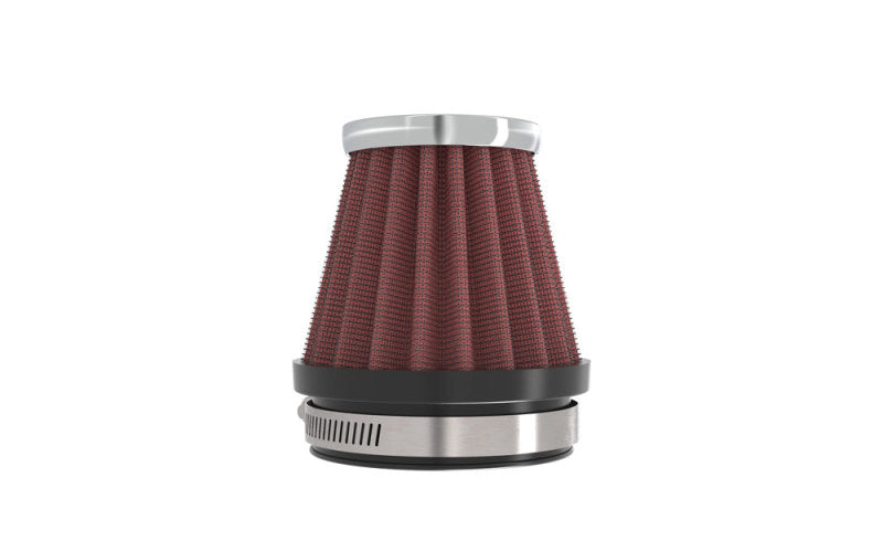 K&N Engineering K&N Universal Chrome Filter 2.125 in Flange ID / 3in Base OD / 2in Top OD / 2.75in Height